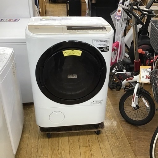 #J-39【ご来店頂ける方限定】HITACHIのドラム式洗濯乾燥機です