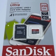 【ネット決済・配送可】Sandisk  マイクロSDカード 256GB