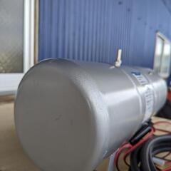 24ボルトコンプレッサー付きエアータンク