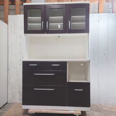 10/18 終 食器棚 キッチンボード レンジボード 幅約120cm キッチン収納 