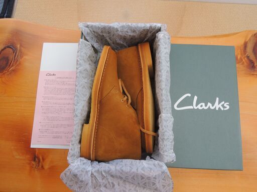 ◆【未使用】Clarks　Desert Boot / メンズ デザートブーツ （サンドスエード）