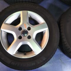 夏 VW純正 UP！アップ【富山】UP アップ！ワーゲン純正 UP純正 14インチ アルミ VW 夏 165/70R14 中古4本 ワーゲン アップ純正