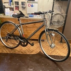 【アルミフレーム】700x 28c オートライト　クロスバイク