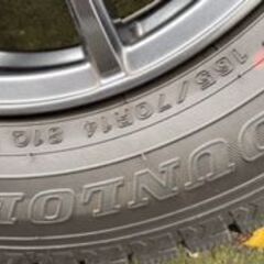 グーレスコンチネンタルサイズ36-ダンロップタイヤ　スタットレス　ホイル付き　早い者勝ち