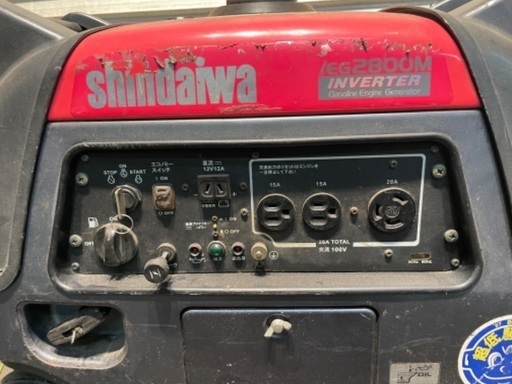 エンジンウェルダー　インバーター　SHINDAIWA発電機　ガソリン