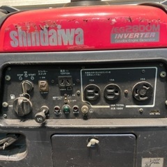 エンジンウェルダー　インバーター　SHINDAIWA発電機　ガソリン　