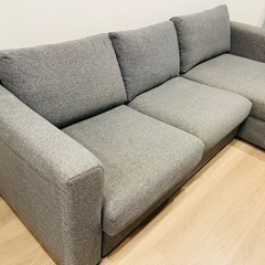 IKEA L字ソファ3人掛け