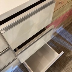 チェスト　ホワイト　クリーニング済み【管理番号81010】