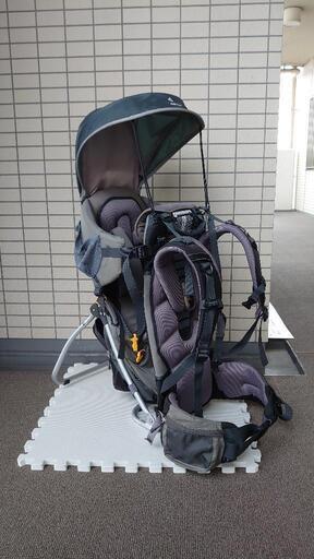 【新品購入後 使用1回】背負子 しょいこ deuter KID COMFORT2＊未使用レインカバー2種付