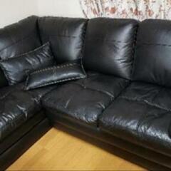 【ほぼ新品未使用‼️】ニトリ L字ソファー 本革 