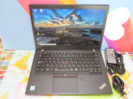 JC1009　レノボ Thinkpad T470s 16GB 第7世代 FHD NVMe　office2019
