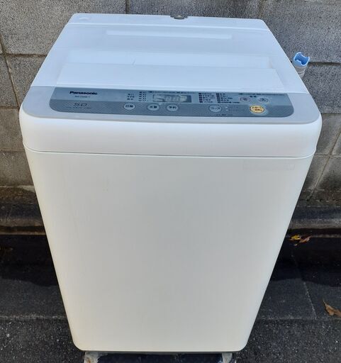 激安正規品 【2018年ですが外装が…】訳アリ・Panasonic 5.0kg 全自動洗濯機 NA-F50B11 洗濯機