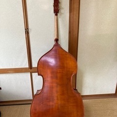 [値引き]コントラバス ウッドベース Gliga GemsⅡGamba Shape Round Back (Gliga製)★ソフトケース付き