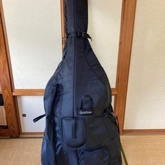 [値引き]コントラバス ウッドベース Gliga GemsⅡGamba Shape Round Back (Gliga製)★ソフトケース付き