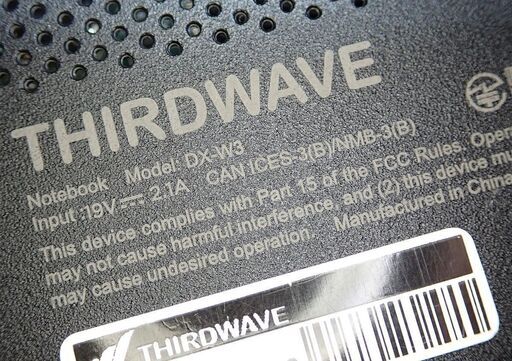 札幌 THIRDWAVE DX-W3 ノートパソコン corei3-8145U メモリ8GB ストレージ256GB Windows11 HOME 中古