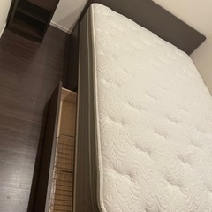 愛品館 江戸川店】MUJI（無印良品）ダブルベッド ID:153-018632-007