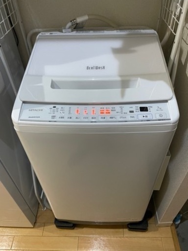 洗濯機7kg　日立ビートウォッシュ(BW-70G)