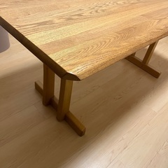 ニトリ高品質ライン　無垢材オークエストダイニングセット