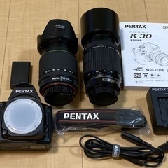 【一眼レフカメラ】PENTAX k-30 レンズ2本付き