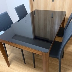 【ダイニングセット】テーブル&椅子4脚