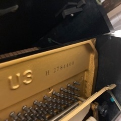 期間限定値下げ。YAMAHA アップライトピアノ　U3H リニューアル品
