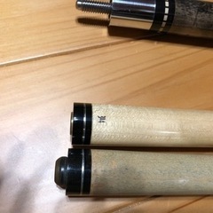 ビリヤードキュー　2本セット　ケース付