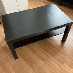 IKEA  テーブル  木目調  ダークブラウン