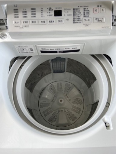 Panasonic2021年製7kg洗濯機5年保証付き