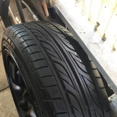 ブラックレーシング6J.14.オフセット40    pcd100  4穴