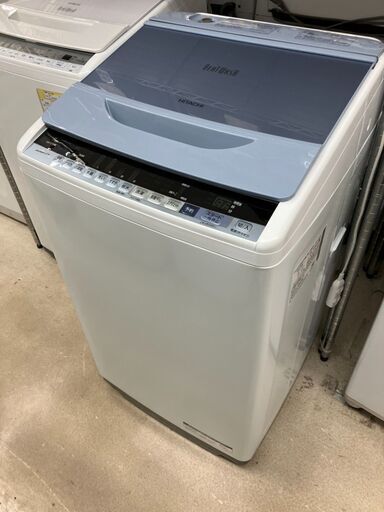 自動お掃除機能搭載HITACHI 7kg洗濯機日立 BW-V70B2017年製5137