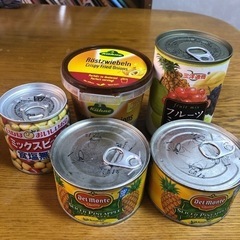 フルーツ缶詰　豆の缶詰　フライドオニオン　