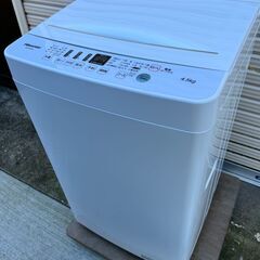 【ネット決済・配送可】ハイセンス　洗濯機　HW-E4503　20...