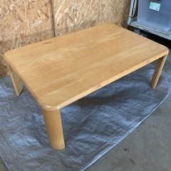 【お取引中】木製　折り畳み　机　テーブル　座卓　大きめ
