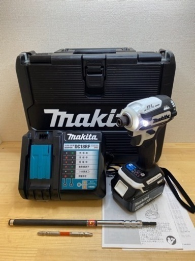 中古 マキタ TD171D 18V インパクトドライバ　ホワイト　セット