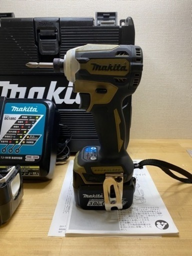 中古 マキタ　TD161 14V インパクトドライバ　フルセット