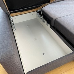 IKEA フリーヘーテン ソファ ソファーベッド ダークグレー