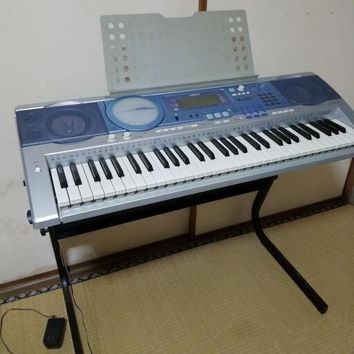 CASIO カシオ キーボード LK-280CDTV 光ナビゲーション - 家具