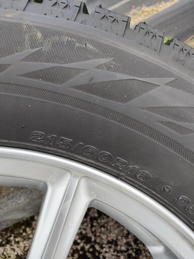 スタッドレス BLIZZAK VRX2 215/60/R16 6.5J 4本 配送