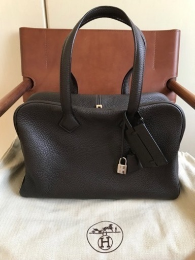 ◆ 極美品 HERMES 人気 ヴィクトリア 35トリヨンクレマンス ボストン