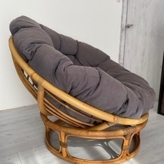 アジアン風　ラタンソファー