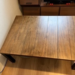 【ネット決済】こたつテーブル　古木風　ヴィンテージ　リビングテーブル
