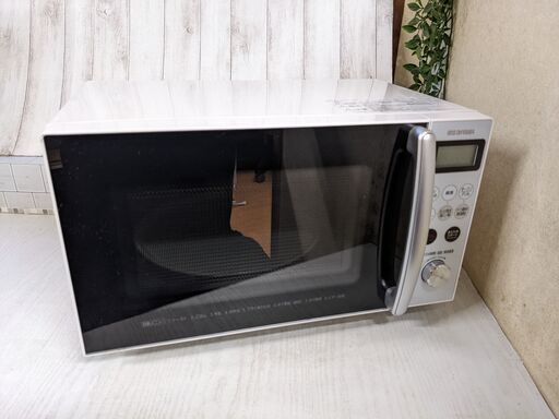 IRIS OHYAMA オーブンレンジ 2020年製 MO-T1501-W ヘルツフリー ターンテーブル