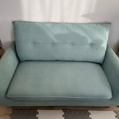 ニトリ　ソファ　ミントグリーン