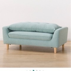 ニトリ　ソファ　ミントグリーン