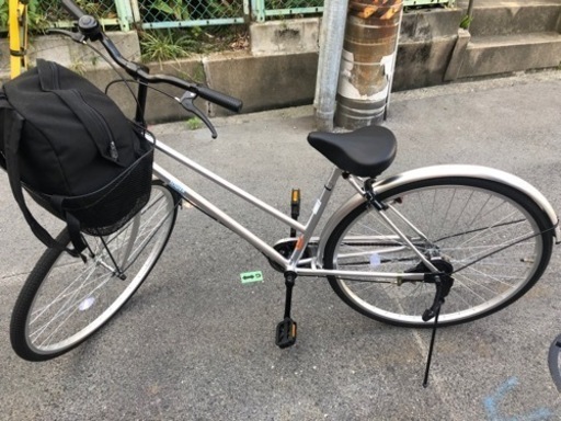 新品同様 10月1日購入cityバイク27インチ、新品価格18,300円
