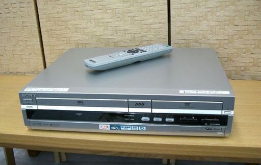 店頭にて動作確認歓迎♪ ソニー VHSビデオ一体型DVDプレーヤー DVD/VHS 再生OK リモコン付き 2005年製 ビデオデッキ SONY 札幌 手稲