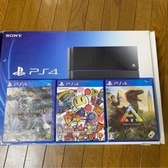 ps4本体&ソフト3本