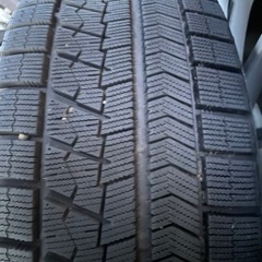 ブリヂストン ECO FORME エコフォルム CRS101 17インチホイール4本 7J-17 +53 PCD100 5穴 スタッドレス 215/50r17付 中古