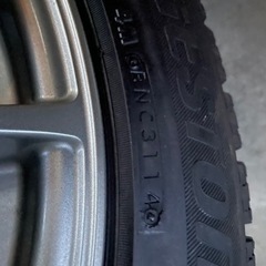 ブリヂストン ECO FORME エコフォルム CRS101 17インチホイール4本 7J-17 +53 PCD100 5穴 スタッドレス 215/50r17付 中古