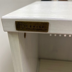 J1692 佐藤産業 CERISE INTERIOR レンジ台 キッチン収納 北欧調レンジ 